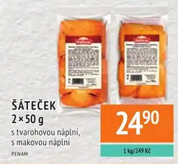Coop hb Penam šáteček s tvarohovou náplní, s makovou náplní nabídka