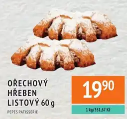 Coop hb Pepes patisserie ořechový hřeben listový nabídka