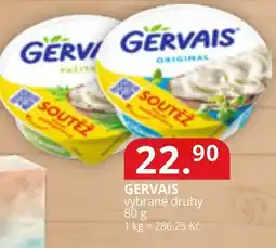 Potraviny CZ Gervais vybrané druhy nabídka