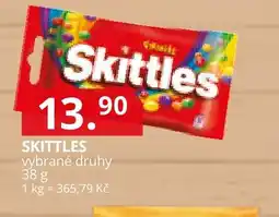 Potraviny CZ Skittles vybrané druhy nabídka