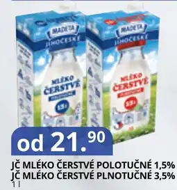 Potraviny CZ Madeira mléko čerstvé nabídka
