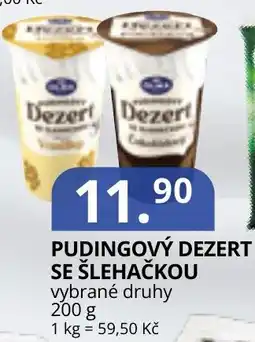 Potraviny CZ Dezert pudingový se šlehačkou nabídka