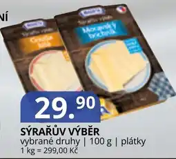 Potraviny CZ Sýrařův výběr nabídka