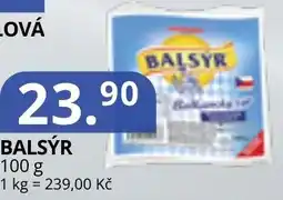 Potraviny CZ Balsýr nabídka