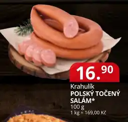 Potraviny CZ Krahulík polský točený salám* nabídka