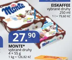 Potraviny CZ Monte vybrané druhy nabídka