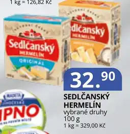 Potraviny CZ Sedlčanský hermelín nabídka