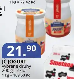 Potraviny CZ Jč jogurt nabídka
