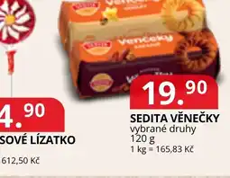 Potraviny CZ Sedita věnečky nabídka