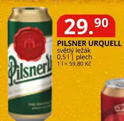 Potraviny CZ Pilsner Urquell světlý ležák nabídka