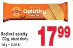 Qanto Sedita oplatky kakaové nabídka