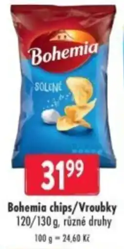 Qanto Bohemia chips/Vroubky nabídka
