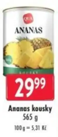 Qanto QCA ananas kousky nabídka
