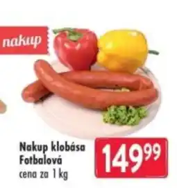 Qanto Nakup klobása Fotbalová nabídka