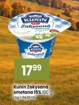 TEMPO Kunín Zakysaná smetana 15% nabídka