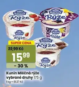 TEMPO Kunín Mléčná rýže nabídka
