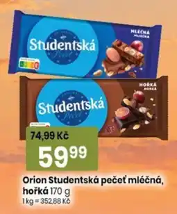 TEMPO Orion studentská pečeť mléčná nabídka
