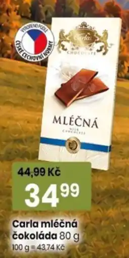 TEMPO Carla mléčná čokoláda nabídka