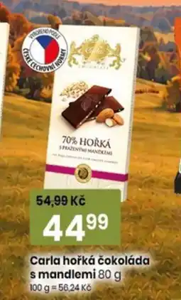 TEMPO Carla hořká čokoláda s mandlemi nabídka