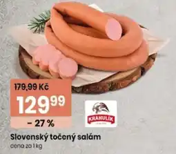 TEMPO Krahulík slovenský točený salám nabídka