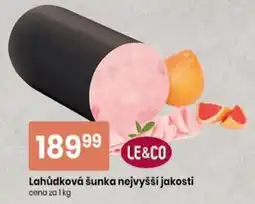 TEMPO Le&Co lahůdková šunka nejvyšší jakosti nabídka