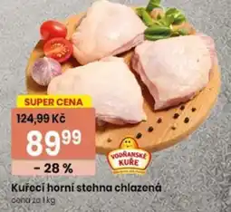 TEMPO Vodňanské kuře kuřecí horní stehna chlazená nabídka