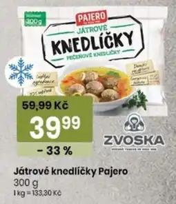 TEMPO Pajero játrové knedlíčky nabídka