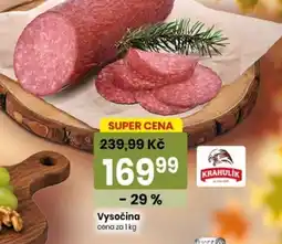 TEMPO Krahulík salámi nabídka