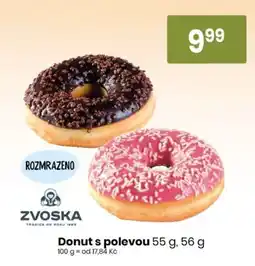 TEMPO Zvoska donut s polevou nabídka