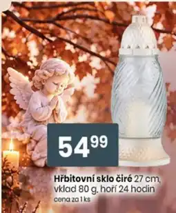 TEMPO Hřbitovní sklo čiré nabídka