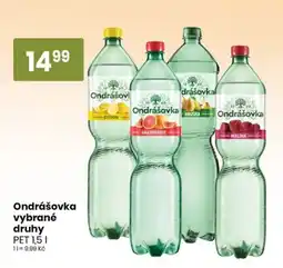 TEMPO Ondrášovka vybrané druhy nabídka
