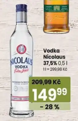 TEMPO Nicolaus Vodka nabídka