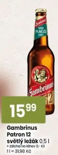 TEMPO Gambrinus Patron 12 nabídka