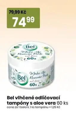 TEMPO Bel vlhčené odličovací tampóny s aloe vera nabídka