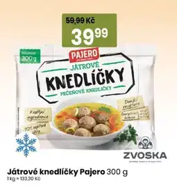 TEMPO Pajero játrové knedlíčky nabídka