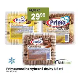 TEMPO Prima zmrzlina vybrané druhy nabídka
