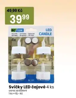 TEMPO BC Lux svíčky LED čajové nabídka