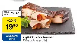 Tesco Anglická slanina lisovaná nabídka