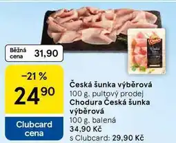 Tesco Česká šunka výběrová nabídka