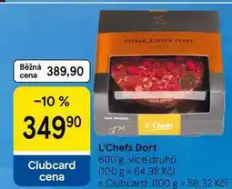 Tesco L'Chefs Dort, 600 g, více druhů nabídka