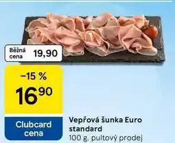 Tesco Vepřová šunka Euro standard nabídka