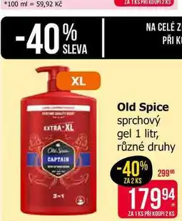 Teta Old Spice sprchový gel 1 litr, různé druhy nabídka