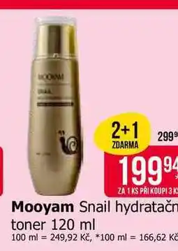 Teta Mooyam Snail hydratačn toner nabídka