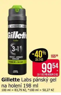 Teta Gillette Labs pánský gel na holení nabídka