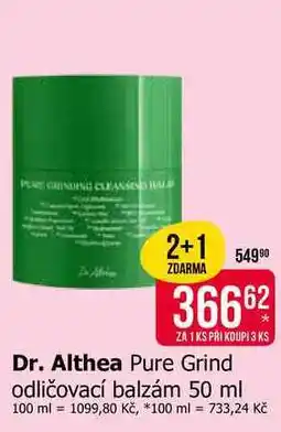 Teta Dr. Althea Pure Grind odličovací balzám nabídka
