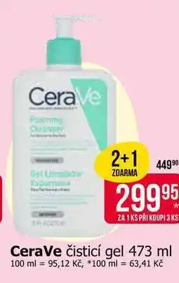 Teta CeraVe čisticí gel nabídka