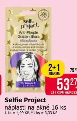 Teta Selfie Project náplasti na akné 16 ks nabídka
