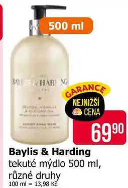 Teta Baylis & Harding tekuté mýdlo 500 ml, různé druhy nabídka
