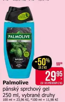Teta Palmolive pánský sprchový gel 250 ml, vybrané druhy nabídka
