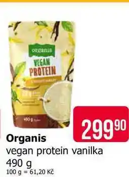 Teta Organis vegan protein vanilka nabídka